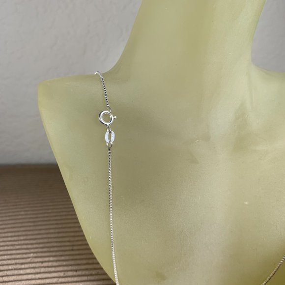 NEW 20" Real Silver 1mm 019 Box Chain - Picture 3 of 6